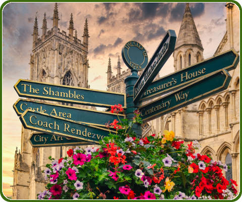 De York Minster in noord Engeland